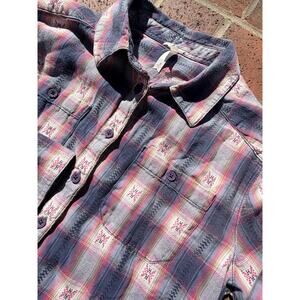 Mountain Khaki’s Women’s Plaid Flannel Western Shirt Size Small